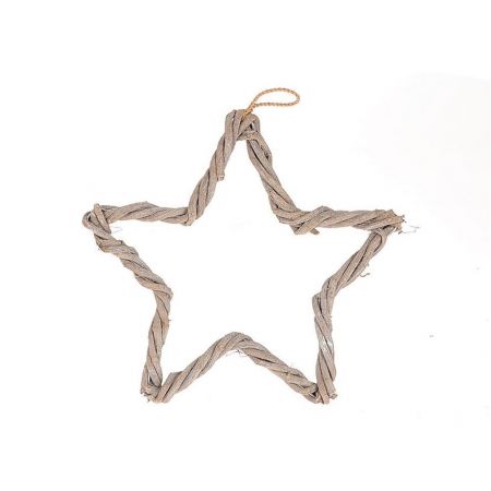 Hang. Star Twisted l25.0w25.0h2.0 Frosted White