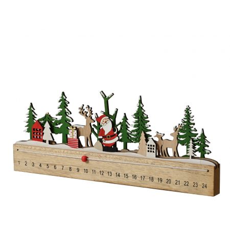 Adventskalender  l3b16h40cm multi