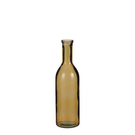 Rioja fles glas oker - h50xd15cm