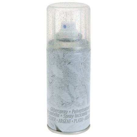 GLITTERSPRAY ZILVER 150 ML