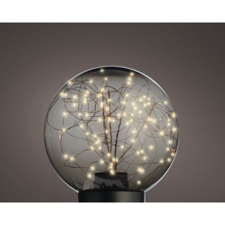 MicroLED bal d25cm-100led klassiek warm 