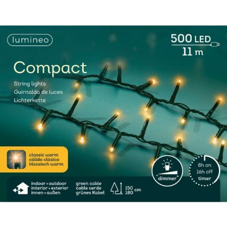 LED compact l11m-500LED groen/klassiek warm