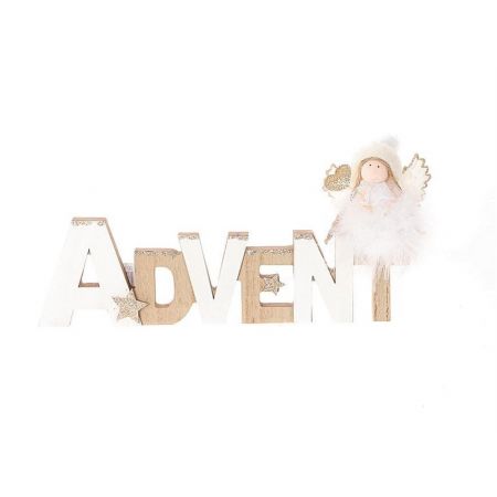 Angel Ada Advent L30W2H16 White and Gold