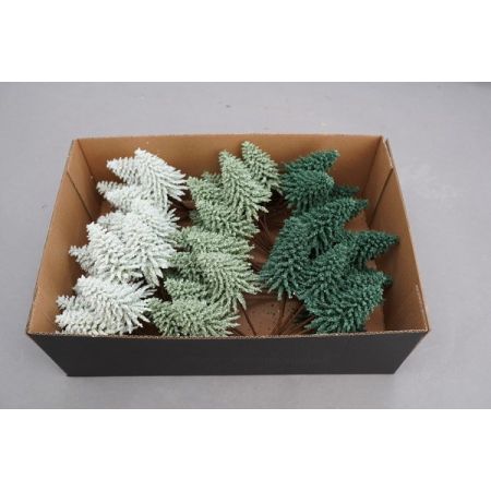 Stem Tree Nobilis pick 54pc Green and White