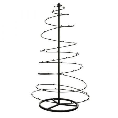 Ornament hanger boom zwart - h103xd58cm