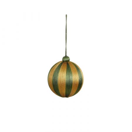 Jolly ornament bal recycled plastic groen - d10cm