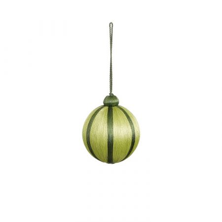 Jolly ornament bal recycled plastic l.groen - d8cm