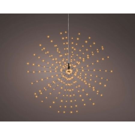 Micro LED polestar 8 functie twinkel effect buiten koper/klassiek warm dia75cm