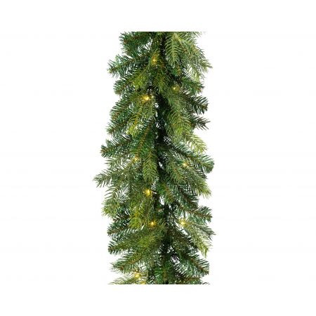 Grandis garland Micro LED BO green/warm white dia20cm L270cm H8cm 80LED