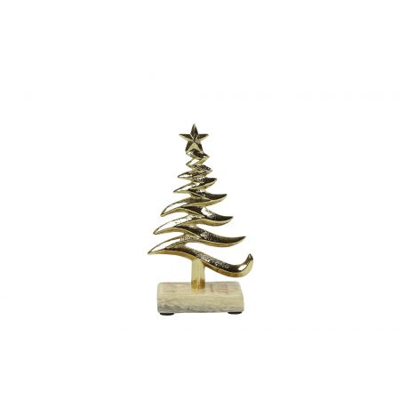 Ornament kerstboom Rohan S goud