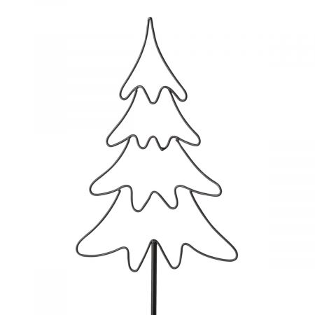 Tuinstok Albero, kerstboom, H 72 cm,