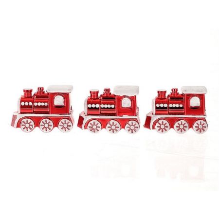 Hang. X-Mas Train 3pc l28.1w4.0h7.5 Red