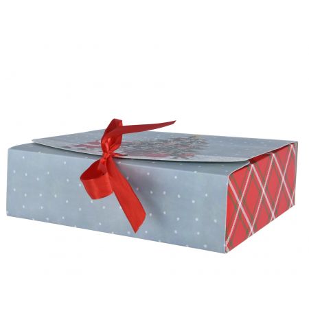 Giftbox papier l7b20h24cm rood