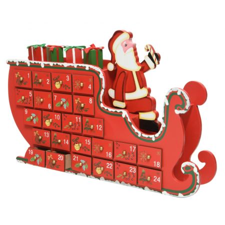 Adventskalender slee b35h23cm