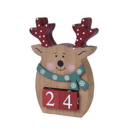 Kalender  l3.6b11h16cm rood