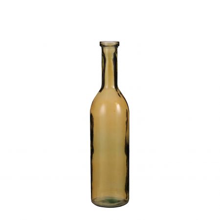 Rioja fles glas oker - h75xd18cm