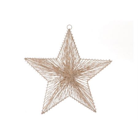 Hang. Star Glitter l20.0h20.0 Gold