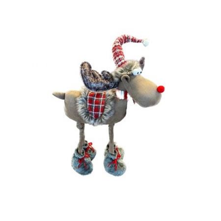 Deco Moose Standing l40.0w20.0h80.0 Grey