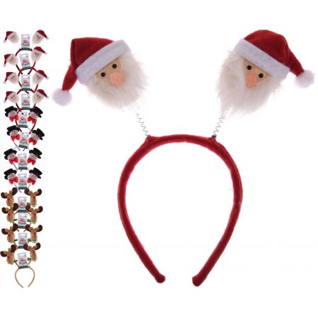 DIADEEM KERSTFIGUUR 25CM 3ASS