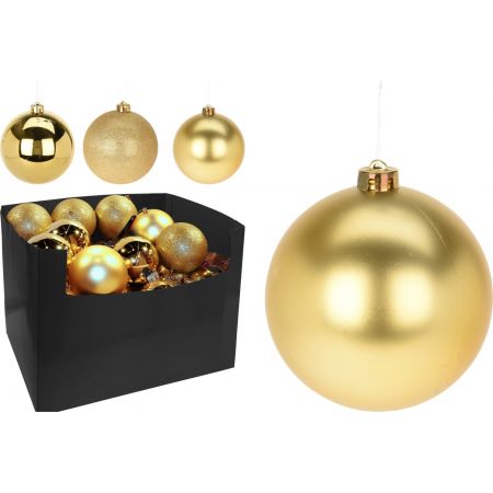 KERSTBAL 120MM GOUD 3ASS