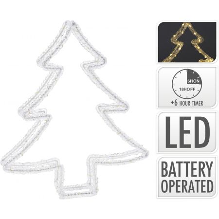 KERSTBOOM 29X34CM 80LED