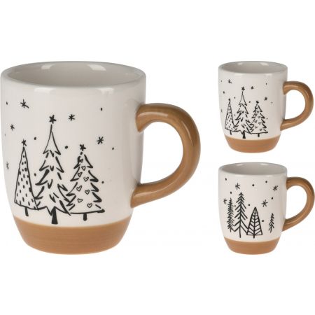 BEKER KERSTBOOM 10CM 2ASS