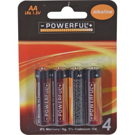 BATTERIJEN ALKALINE 4X AA