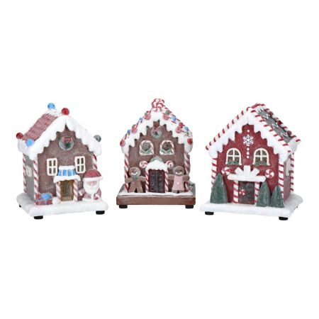 Christmas candy house 3 ass 
B/O-15x14x20cm-LED-multicolor