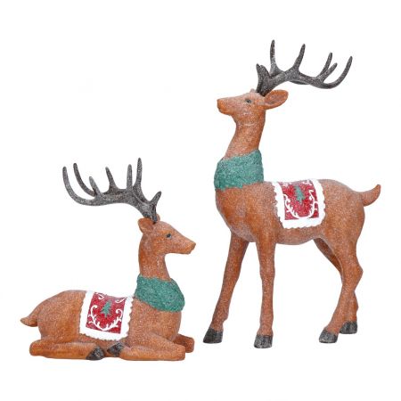 Deer 2 ass poly 
19,2x8x29,3cm--multicolor