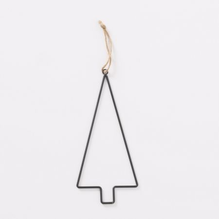 Decoratieve hanger Wanda, kerstboom, L 15 cm, H 0,3