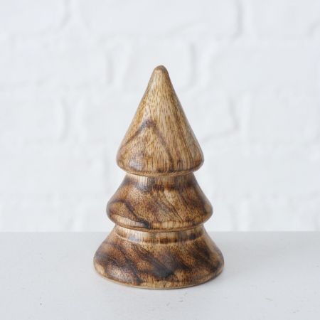 Decoratieve display Padise, kerstboom, H 9 cm, mango