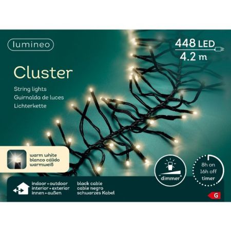 LED cluster l3m-448LED zwart/warm wit