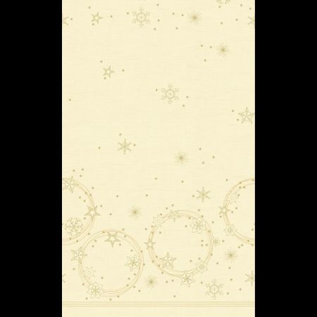 Tafellaken Star Shine Cream Dunicel 138x220 cm