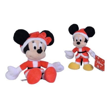 Disney-Mk+Mn In Kerst Outfit(17cm,2Ass)