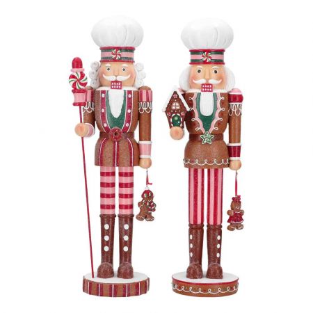 Nutcracker gingerbread poly 2 ass
13x12x45,5cm,multicolor