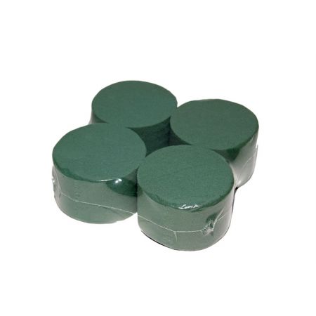 Cylinder Foam 4 Pcs Slv L8W8H5D8 Green