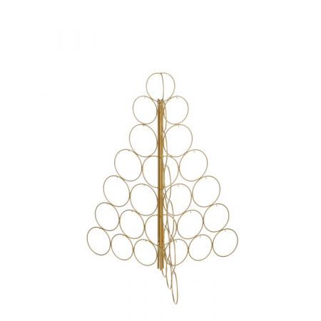 Decoratie kerstboom goud opvouwbaar - l71xb71xh78cm