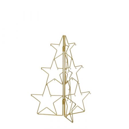 Decoratie kerstboom goud - l34xb34xh40cm