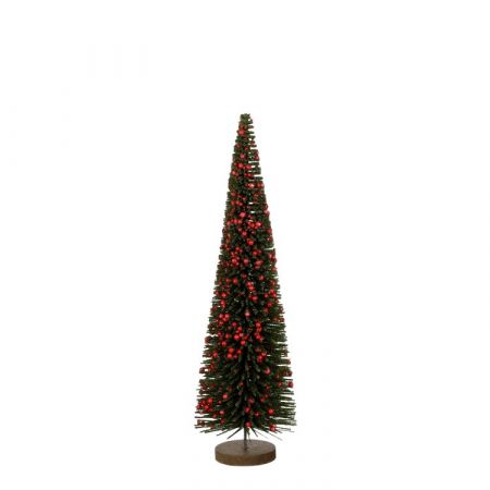 Decoratie boom groen - h48xd14cm