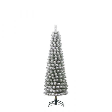 Charlton Pilar kerstboom groen frosted TIPS 280 - h185xd53cm