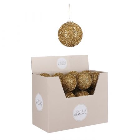 Bal onbreekbaar goud display - d8cm