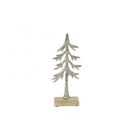 Ornament boom Jarno S zilver L5B9H22CM