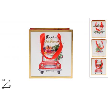 CADEAUTAS AUTO 3ASS 33*27*12CM