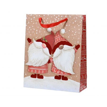 Giftbag papier fsc 100% rood/kleur(en) L.18cm x W.50cm x H.72cm