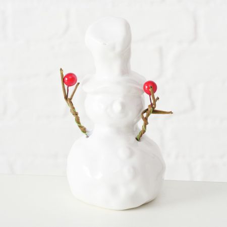 Figuur Olaf, Sneeuwpop, H 14 cm, Dolomiet, rd, wt