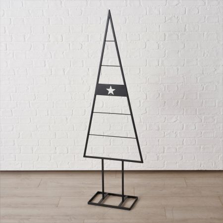 Decoratieve standaard Kaya, Kerstboom, met stand, H 150 cm, IJzer met poedercoating